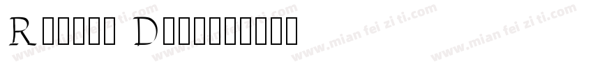Romana Demi字体转换
